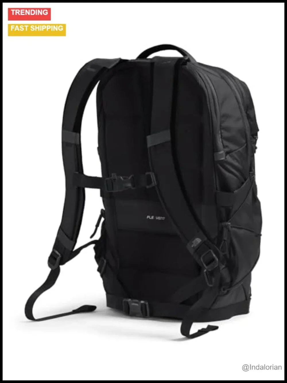 Water Repellent Laptop Backpack with Bungee System and Ergonomic Support